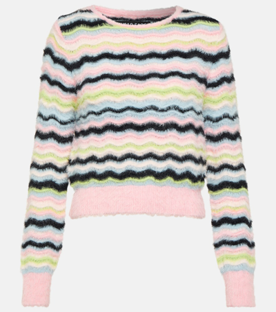 Susan Fang Striped Knit Sweater In Multicoloured