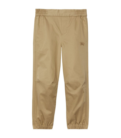 Burberry Kids' Little Boy's & Boy's Cotton Twill Trousers In Archive Beige