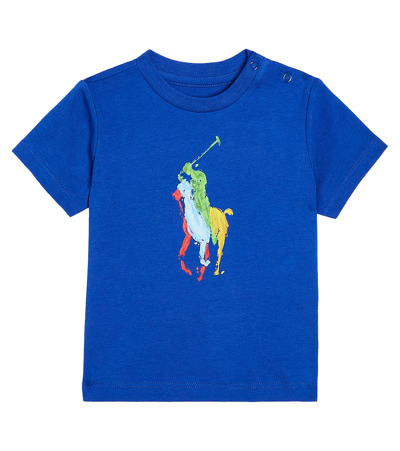 Polo Ralph Lauren Baby Set Aus T-shirt Und Shorts In Multicoloured