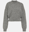 Jacquemus Logo Intarsia Knit Jumper In Grey