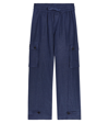 Dolce & Gabbana Linen Pants In Blue