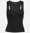 Jacquemus Black Les Classiques 'le Débardeur Gros Grain' Tank Top In Black