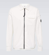 C.p. Company C.p.company Organic Gabardine Full Zip Overshirt In White