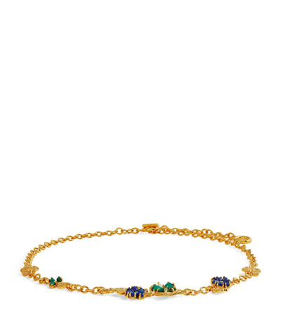 Zimmermann Gold-plated Brass And Mixed Stone Bloom Necklace
