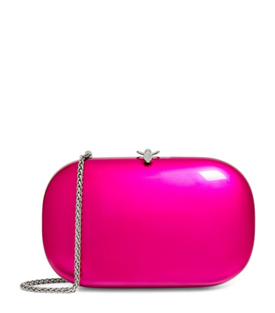 Jeffrey Levinson Oval Elina Plus Clutch Bag In Pink