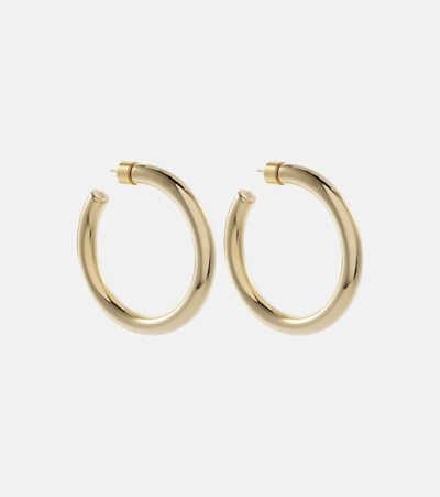 Jennifer Fisher Samira Baby 14kt Gold-plated Hoop Earrings