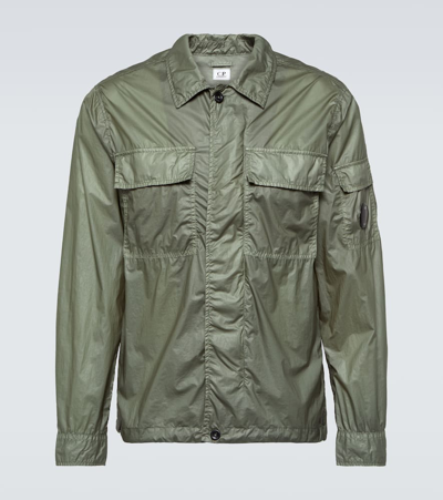 C.p. Company Technical Overshirt In Green