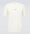 C.p. Company Logo T-shirt Short Sleeves In White