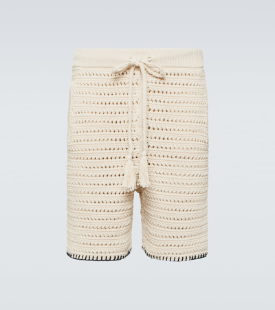 ALANUI RETE CROCHET COTTON-BLEND SHORTS