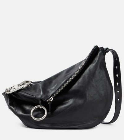 Burberry Alec Medium Leather Shoulder Bag In Black