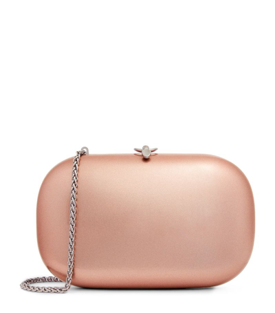 Jeffrey Levinson Oval Elina Plus Clutch Bag In Pink