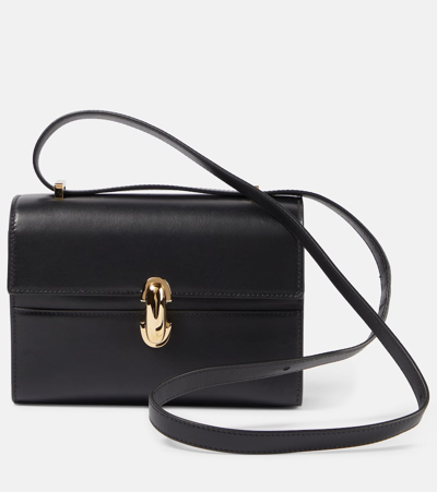 Savette The Symmetry 19 Leather Shoulder Bag In Black