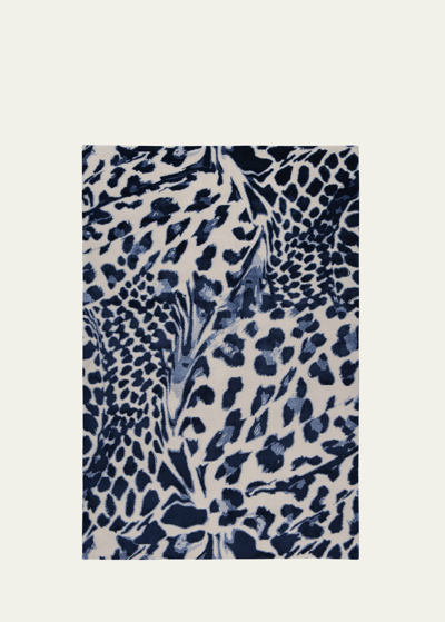 The Rug Company X Diane Von Furstenberg Animalia Hand-knotted Rug, 8' X 10' In Blue Multi