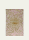 The Rug Company X Mary Katrantzou Sunray Pink Hand-knotted Rug, 6' X 9' In Pink