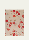 The Rug Company X Rodarte California Poppy Hand-knotted Rug, 9' X 12' In Red, Ivory