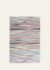 The Rug Company X Paul Smith Carnival Pale Hand-knotted Rug, 8' X 10' In Cream, Purple Mul