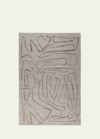 The Rug Company X Kelly Wearstler Tableau Pewter Hand-knotted Rug, 8' X 10' In Pewter, Gray