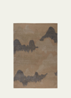 THE RUG COMPANY X KELLY WEARSTLER CASCADIA FAWN HAND-KNOTTED RUG, 9' X 12'