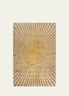 The Rug Company X Mary Katrantzou Sunray Gold Hand-knotted Rug, 8' X 10' In Gold