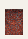 The Rug Company X Alexander Mcqueen Monarch Fire Hand-knotted Rug, 6' X 9' In Red Multi