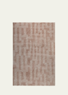 THE RUG COMPANY X KELLY WEARSTLER VERGE CLAY HAND-KNOTTED RUG, 6' X 9'