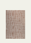 The Rug Company X Kelly Wearstler Verge Clay Hand-knotted Rug, 6' X 9' In Brown