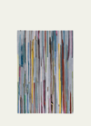 The Rug Company X Paul Smith Paint Stripe Hand-knotted Rug, 8' X 10' In Red, Blue, Gray M
