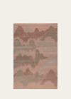 THE RUG COMPANY X KELLY WEARSTLER CASCADIA CLAY HAND-KNOTTED RUG, 9' X 12'