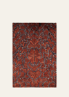 The Rug Company X Alexander Mcqueen Monarch Fire Hand-knotted Rug, 9' X 12' In Red Multi