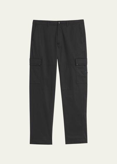 MONCLER MEN'S STRETCH COTTON CARGO TROUSERS