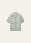 Casablanca Ping Pong Bowling Shirt In Ping