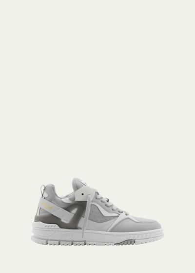 Axel Arigato Astro Panelled High-top Sneakers In Grey