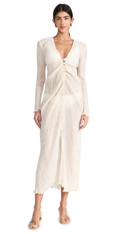 Maylé Vásquez Balneario Dress White Xs