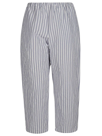 Apuntob Linen And Cotton Blend Trousers In White