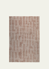 THE RUG COMPANY X KELLY WEARSTLER VERGE CLAY HAND-KNOTTED RUG, 9' X 12'