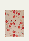 The Rug Company X Rodarte California Poppy Hand-knotted Rug, 6' X 9' In Red, Ivory
