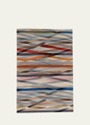 The Rug Company X Paul Smith Carnival Hand-knotted Rug, 6' X 9' In Red, Blue, Gray M