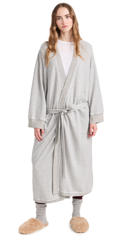 The Great The Sweatshirt Dressing Gown Soft Heather Grey