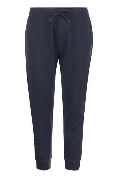 Polo Ralph Lauren Double-knit Jogger In Blue