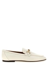 Tod's Leather Loafers In White