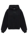 ALEXANDER WANG T ESSENTIAL TERRY SWEATSHIRT BLACK