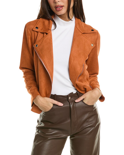 Pascale La Mode Moto Jacket In Brown