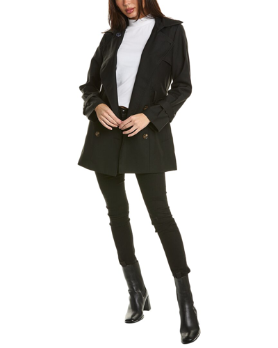 Pascale La Mode Trench Jacket In Black