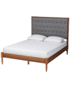 Baxton Studio Hawthorn Classic & Traditional Queen Size Platform Bed