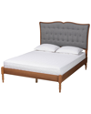 Baxton Studio Hawthorn Classic & Traditional Queen Size Platform Bed