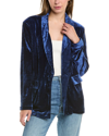 VINTAGE HAVANA VINTAGE HAVANA OVERSIZED VELVET BLAZER