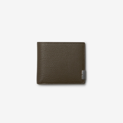 Burberry B Cut Bifold Wallet In Military