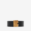 BURBERRY BURBERRY REVERSIBLE LEATHER B CUT BELT