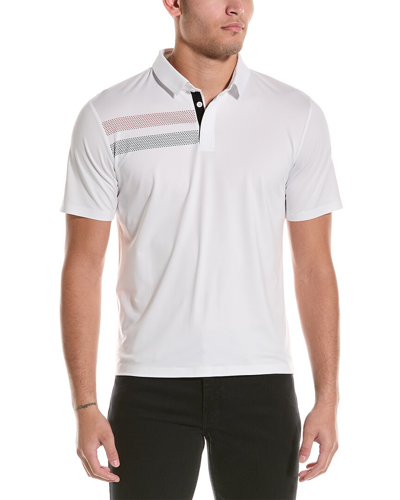 Rossignol Tech Striped Polo-shirt In White