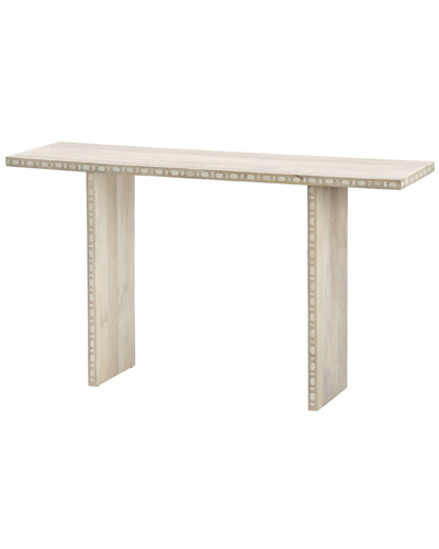 Jamie Young Sama Console Table In White